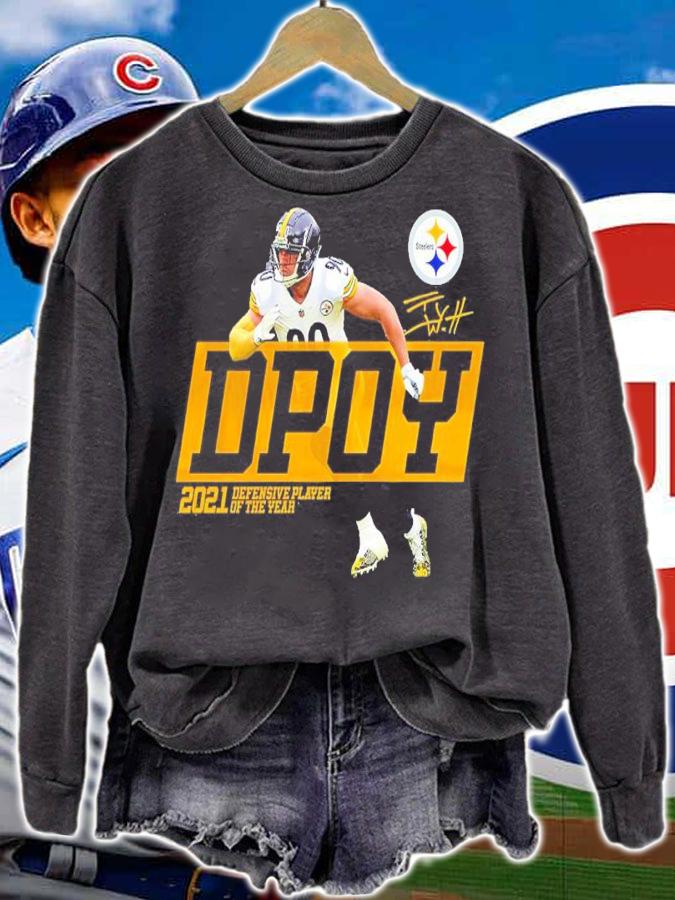T.J. Watt Pittsburgh Steelers NFL Defensive Player Of The Year 2021 Shirt sweatshirt