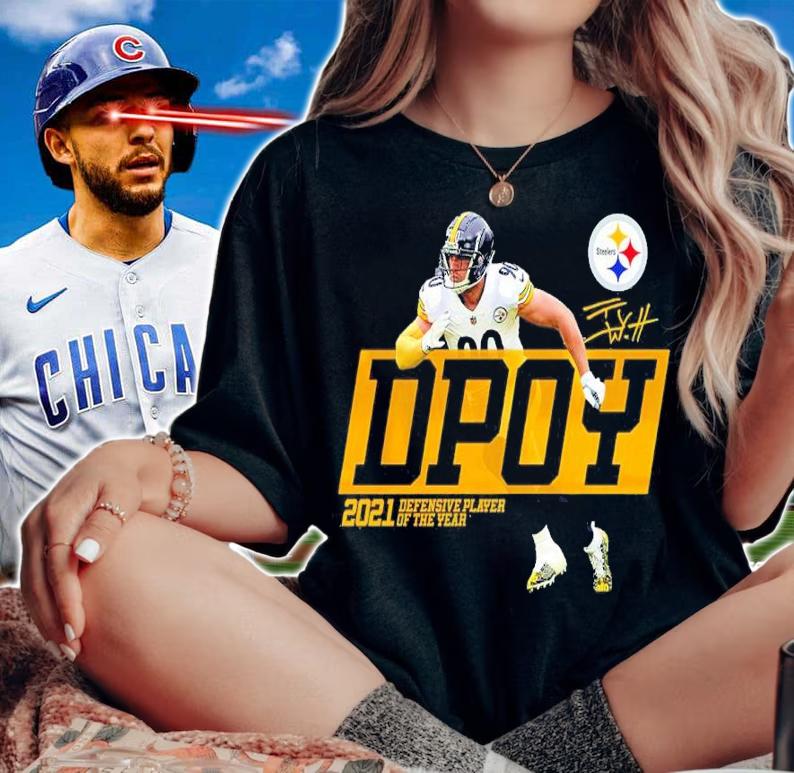 T.J. Watt Pittsburgh Steelers NFL Defensive Player Of The Year 2021 Shirt woman shirt