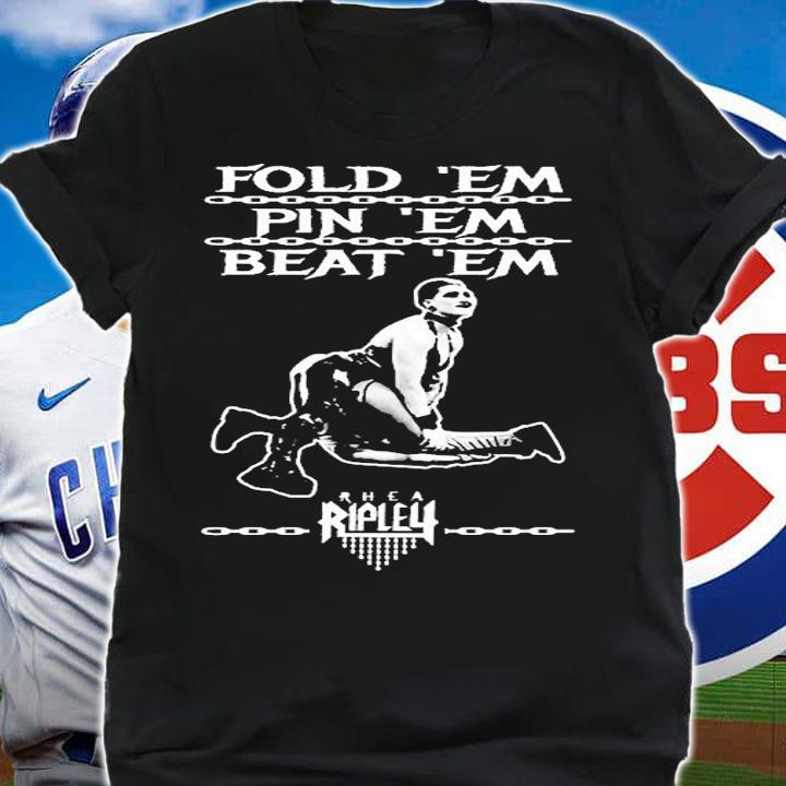 The Wrestledude Fold Em Pin Em Beat Em T-Shirt