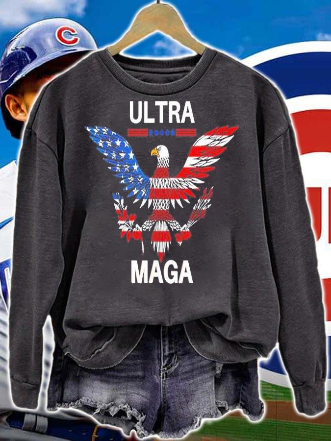 Ultra Maga United State Flag T-Shirt