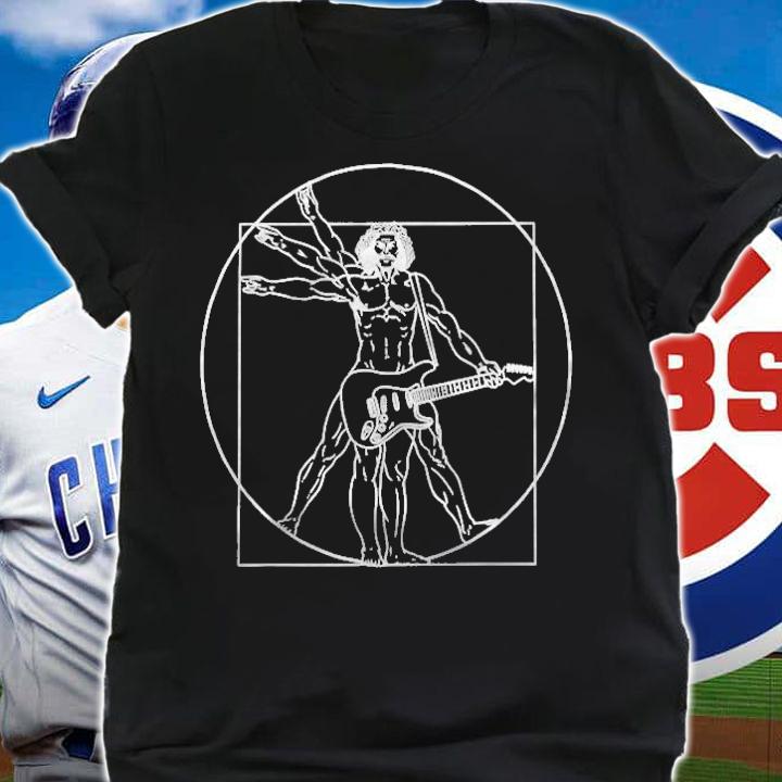 Vitruvian Man Guitar Player Instrument Guitarist Music Lover T-shirt shirt