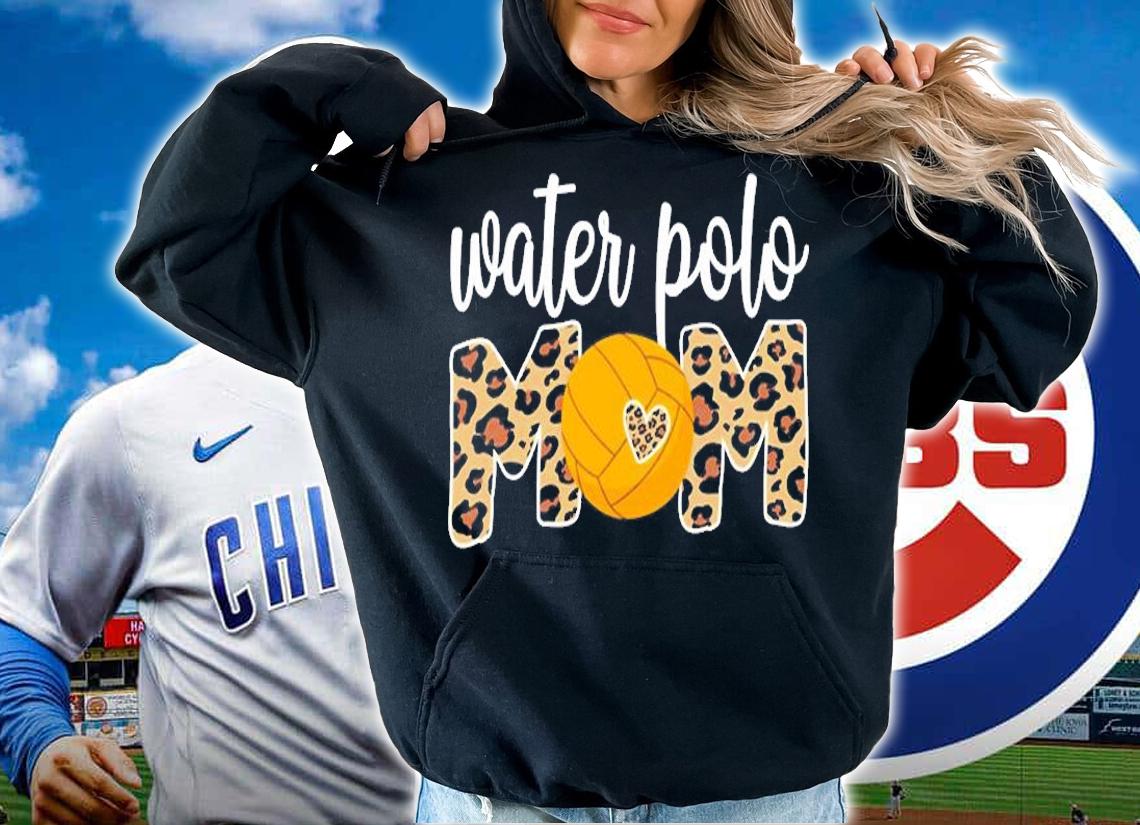 Water Polo Mom Leopard T-Shirt hoodie