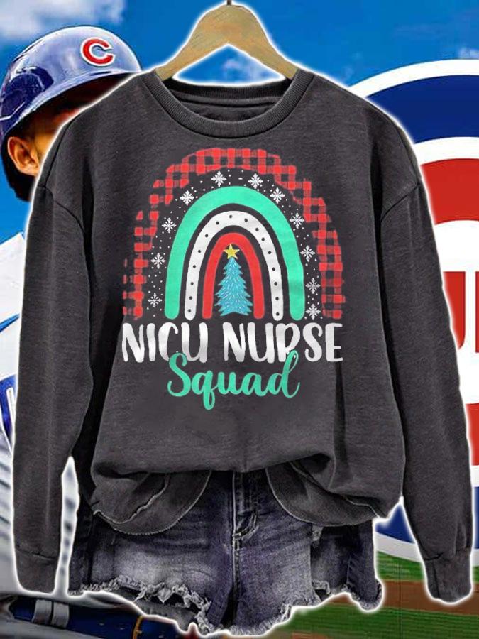 Christmas nicu nurse squad T-shirt sweatshirt