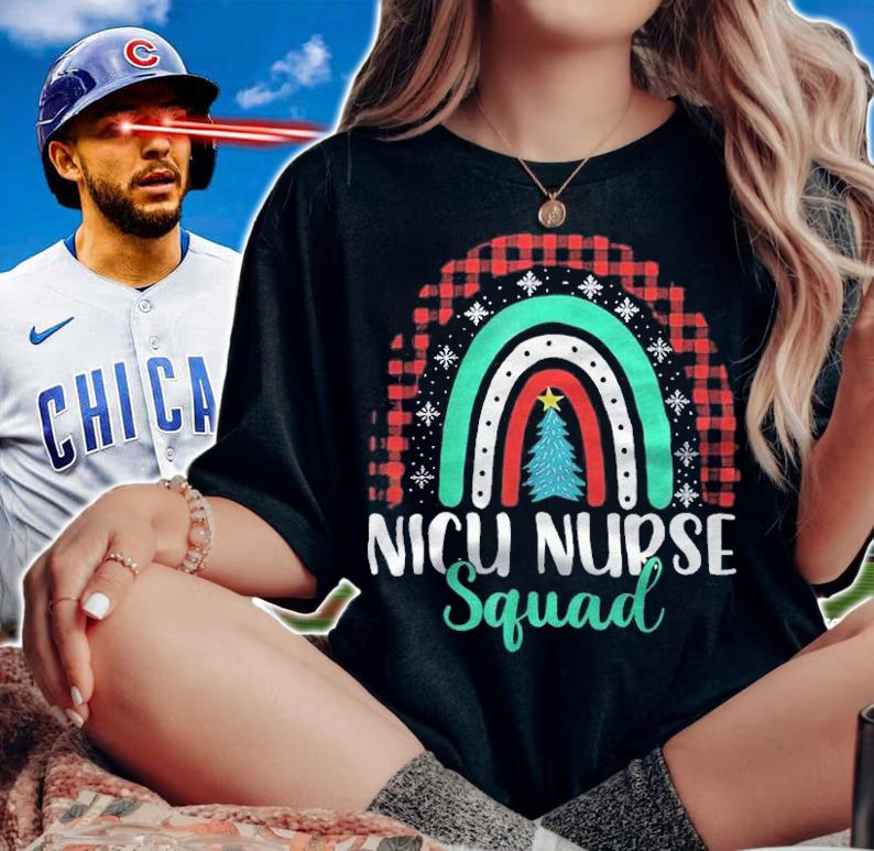 Christmas nicu nurse squad T-shirt woman shirt