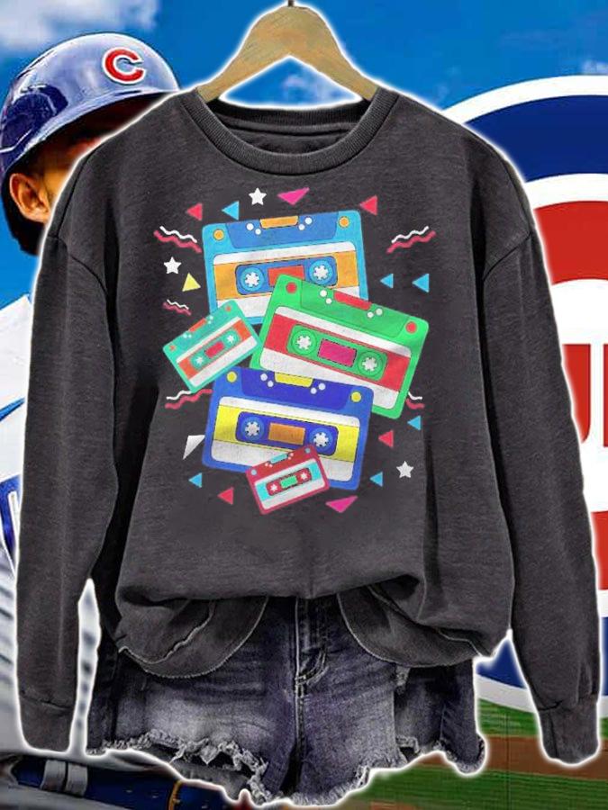Retro 80S Cassette Tapes Music Shirt sweatshirt
