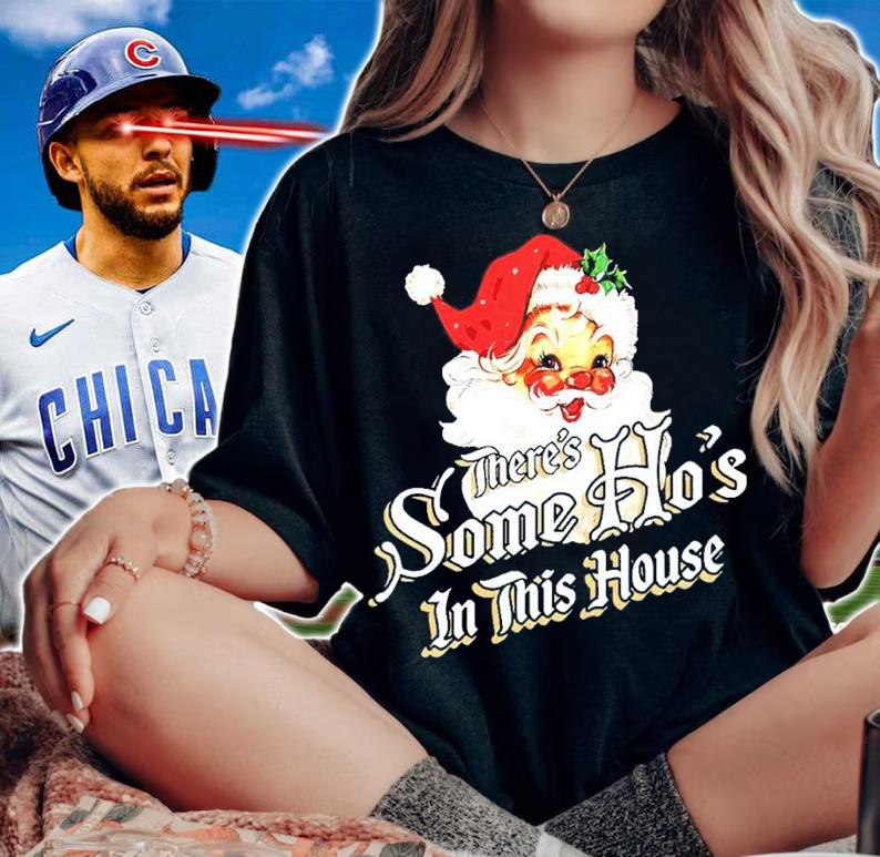 Santa Claus There's Some Ho's In This House Christmas Shirt woman shirt