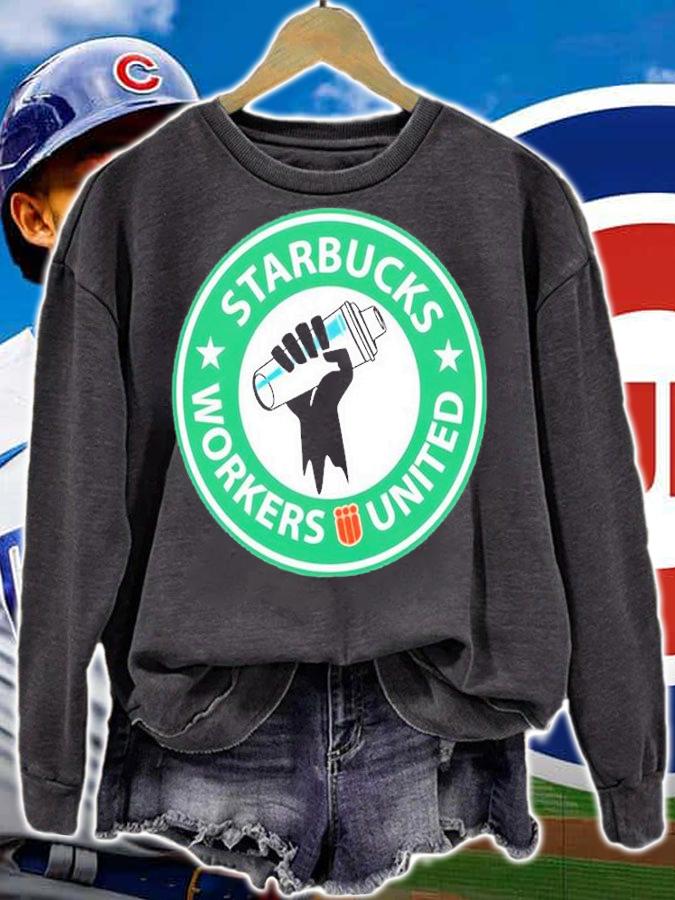 Starbucks Workers United Logo T-Shirt