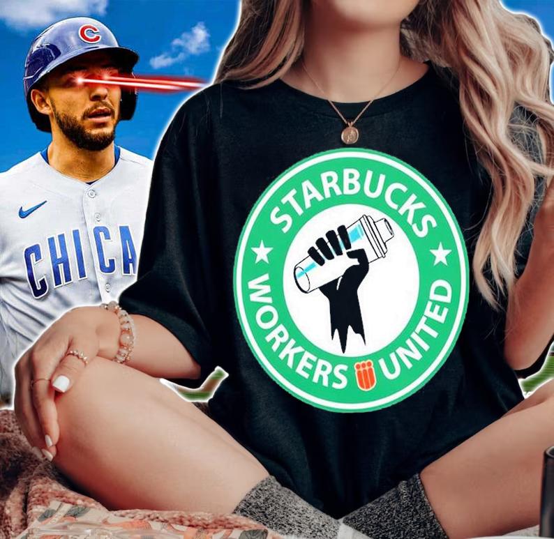 Starbucks Workers United Logo T-Shirt