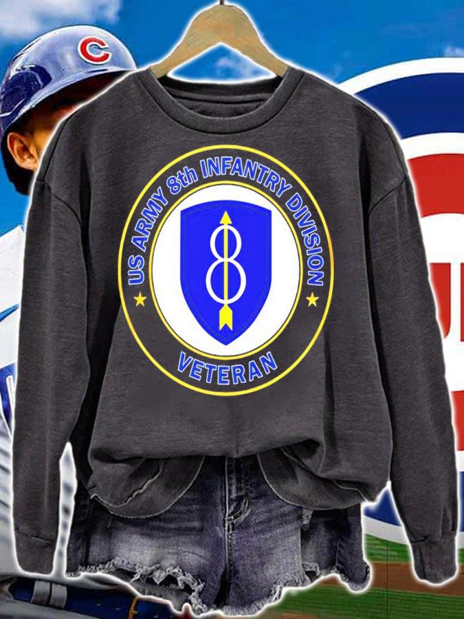 Veteran US Army 8th Infantry Division Shirt