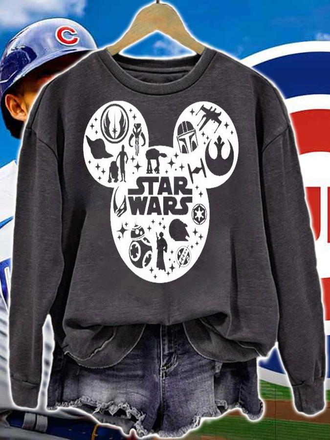 Disney Mickey Star Wars Mouse T-Shirt sweatshirt