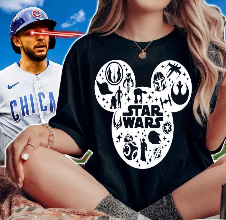 Disney Mickey Star Wars Mouse T-Shirt woman shirt