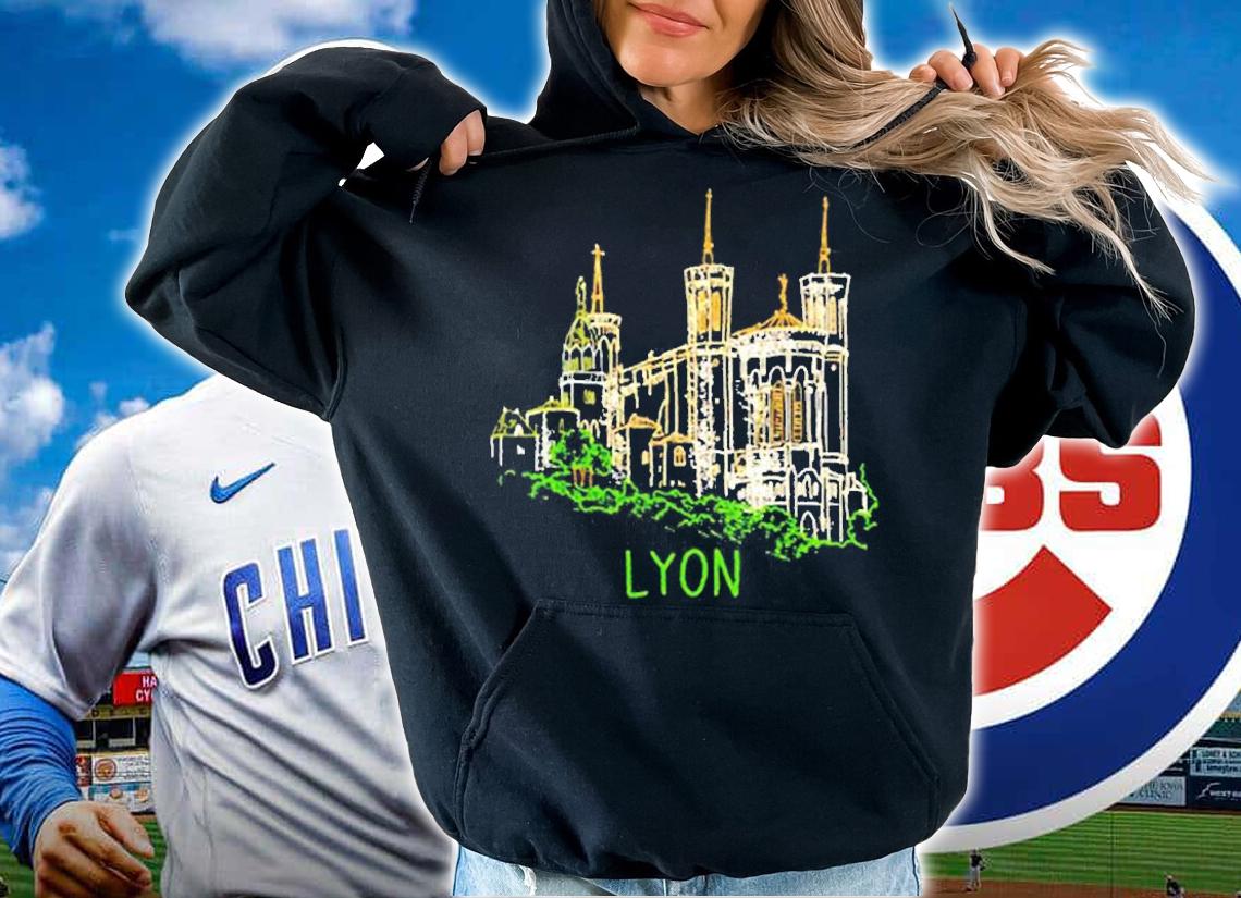 Lyon France Unique Hand Drawn Art Gift Men Women T-Shirt