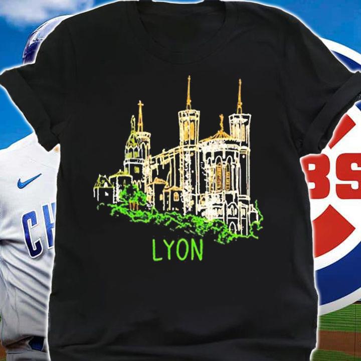 Lyon France Unique Hand Drawn Art Gift Men Women T-Shirt