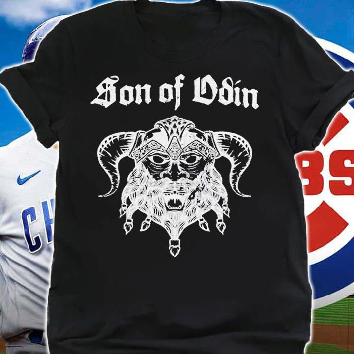 Mens Son Of Odin Viking Warrior Norseman Beard Walhalla North T-Shirt shirt