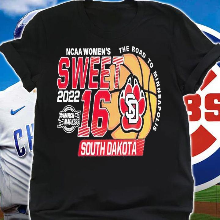 South Dakota Coyotes NCAA Women's Basketball Sweet 16 T-Shirt
