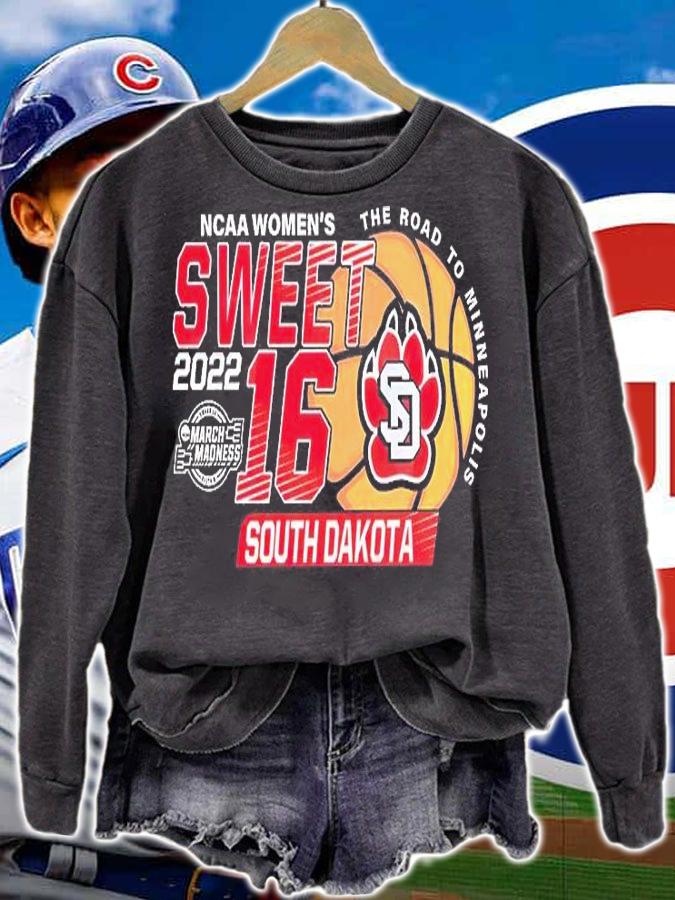 South Dakota Coyotes NCAA Women's Basketball Sweet 16 T-Shirt