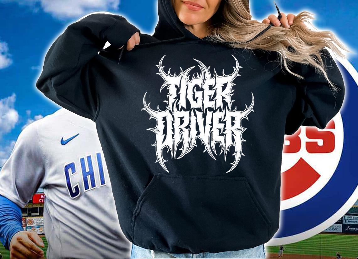 Tiger Driver Metal logo T-shirt