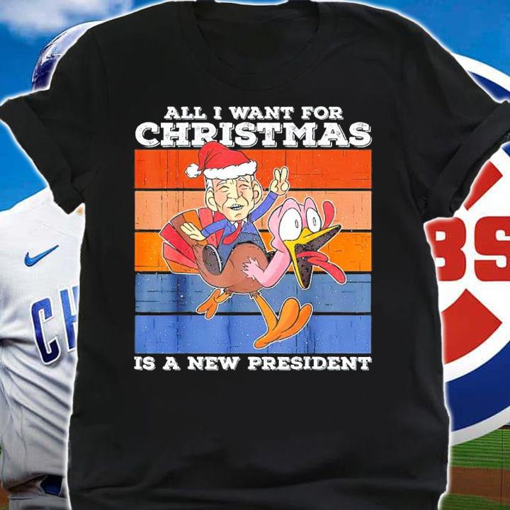 Christmas Impeach Biden All I Want For Christmas Is A New President Vintage Shirt shirt