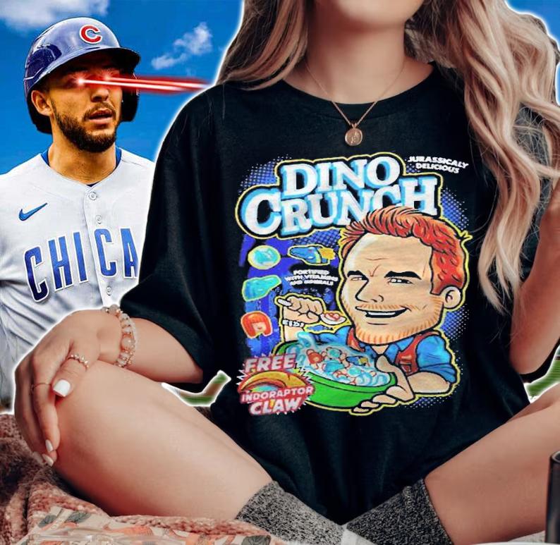 Dino Crunch Jurassicaly Delicious Cereal Shirt woman shirt