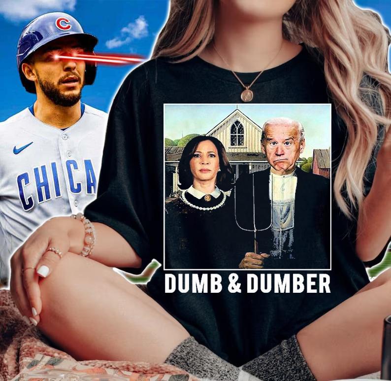 Dumb & Dumber Biden Harris T-Shirt woman shirt
