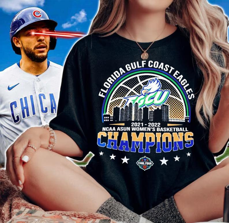 Florida Gulf Coast Eagles NCAA Asun Women's Basketball Champions 2021-2022 Shirt woman shirt