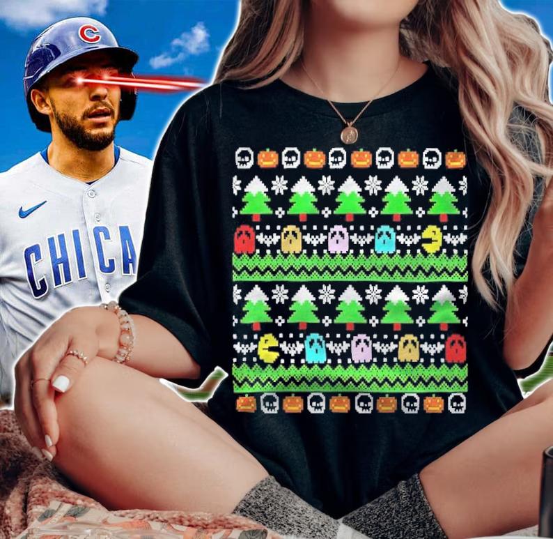 Ghost Xmas Pattern shirt woman shirt