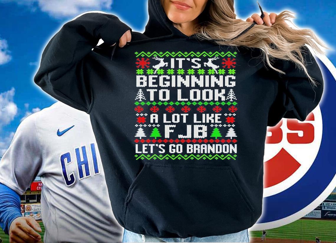 It's beginning to look a lot like FJB let's go Brandon Christmas shirt hoodie