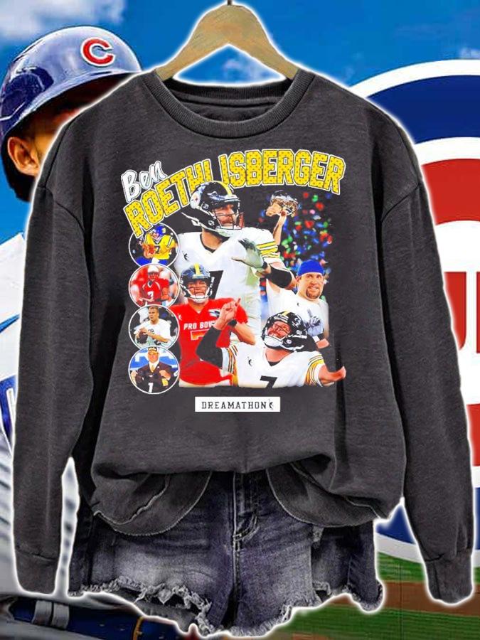 Joe Haden Wearing Ben Roethlisberger Dreamathon Shirt