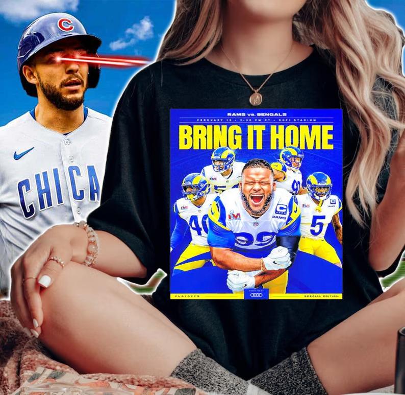 Los Angeles Rams Vs Cincinnati Bengals LVI Super Bowl Bring It Home Shirt woman shirt