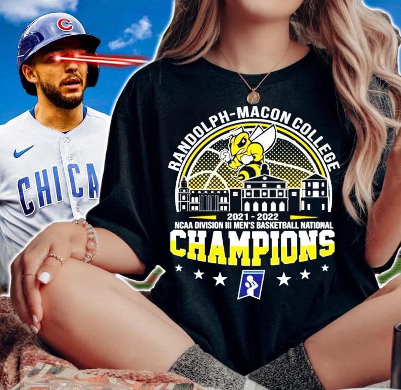 Randolph-Macon College NCAA Division III Men's Basketball National Champions 2021-2022 Shirt woman shirt