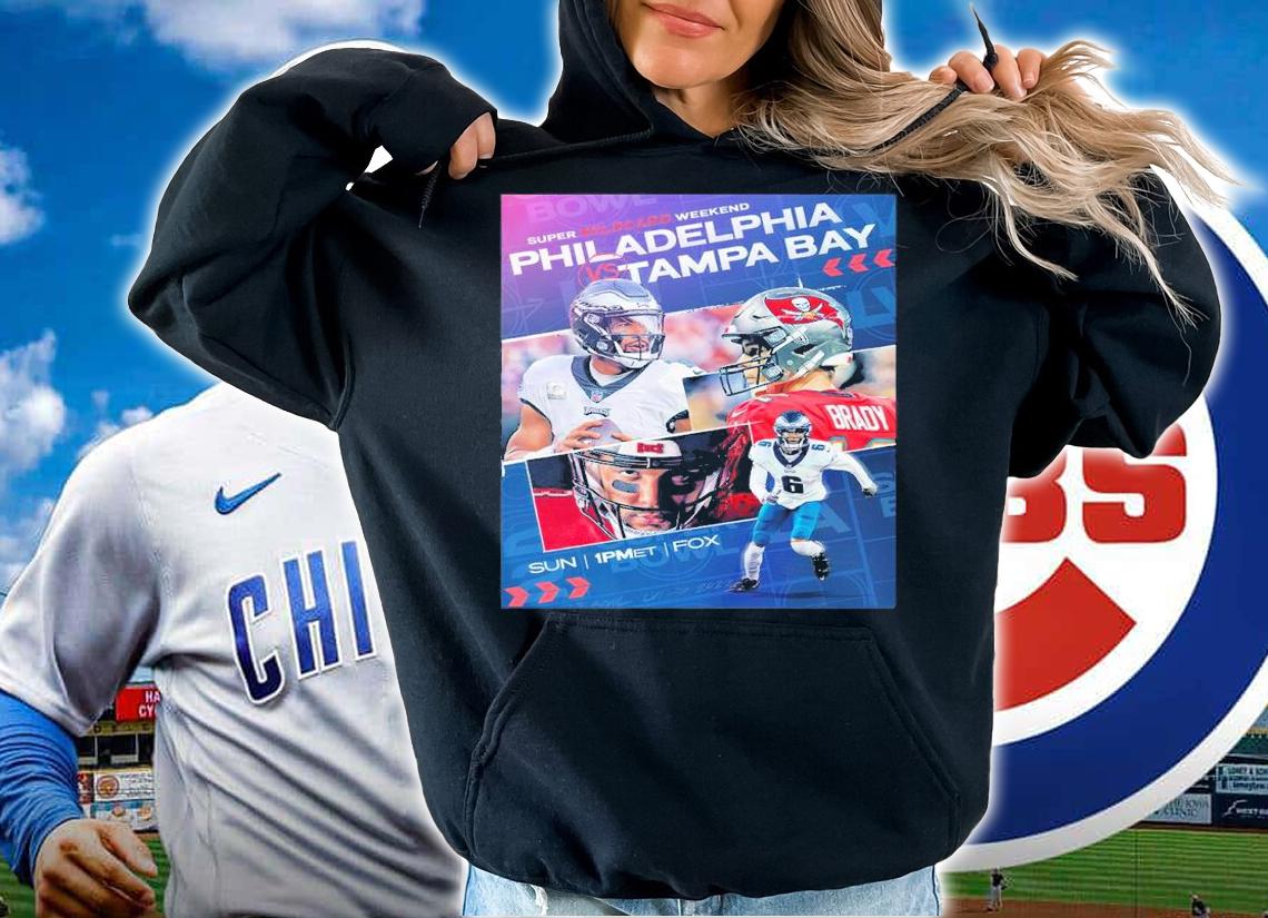 Super Wildcard Weekend Philadelphia Eagles vs Tampa Bay Buccaneer shirt hoodie