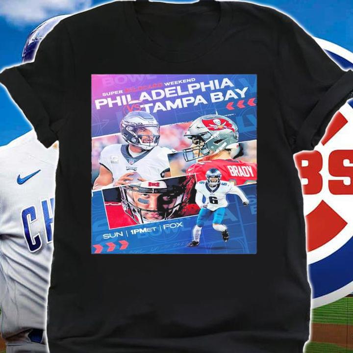 Super Wildcard Weekend Philadelphia Eagles vs Tampa Bay Buccaneer shirt shirt