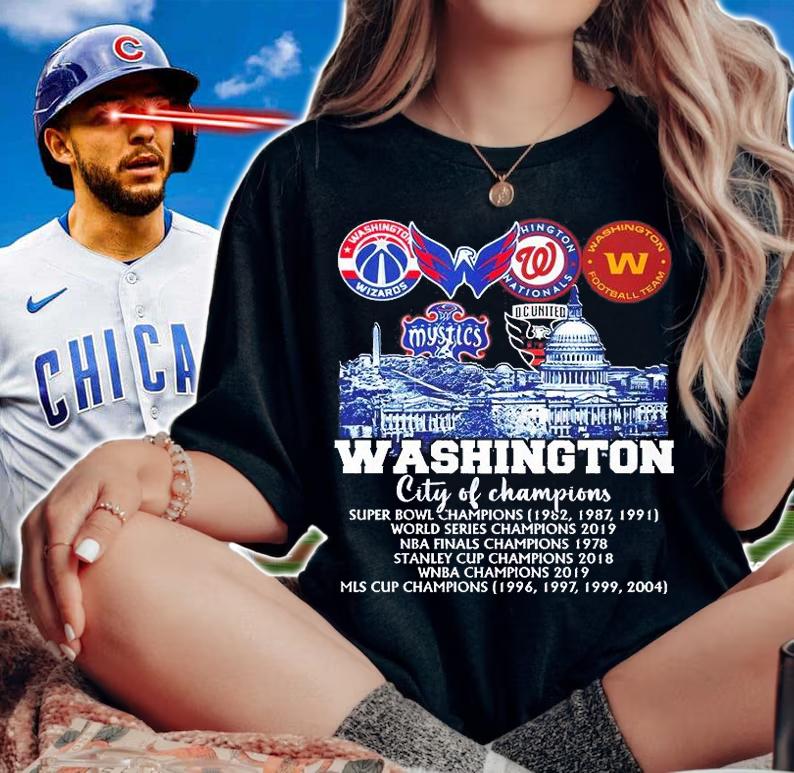 Washington City Of Champions MLS Cup Champions T-Shirt