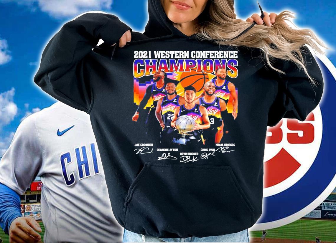 2021 Western Conference Champions Phoenix Suns signature shirt hoodie