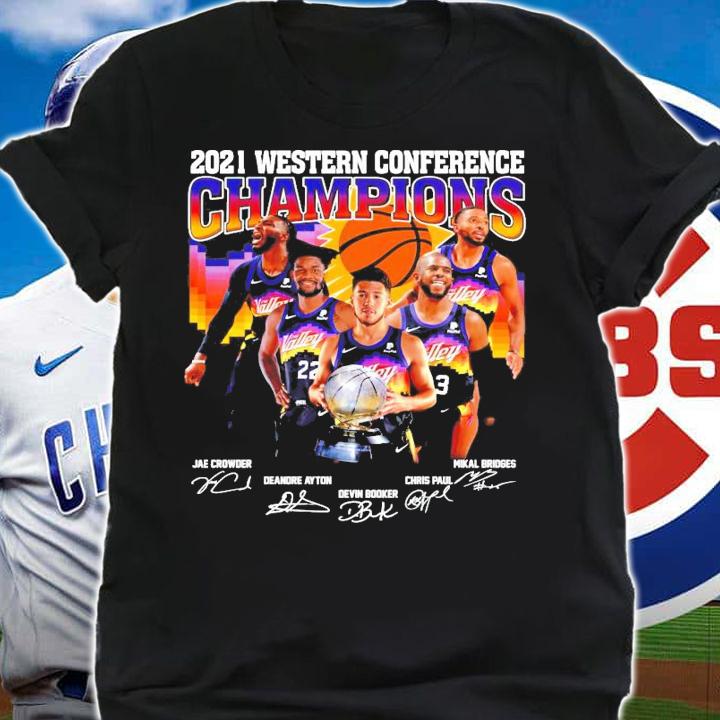 2021 Western Conference Champions Phoenix Suns signature shirt shirt