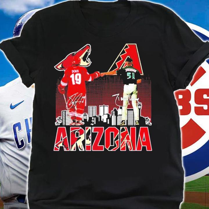 Arizona Doan vs Johnson signatures shirt shirt