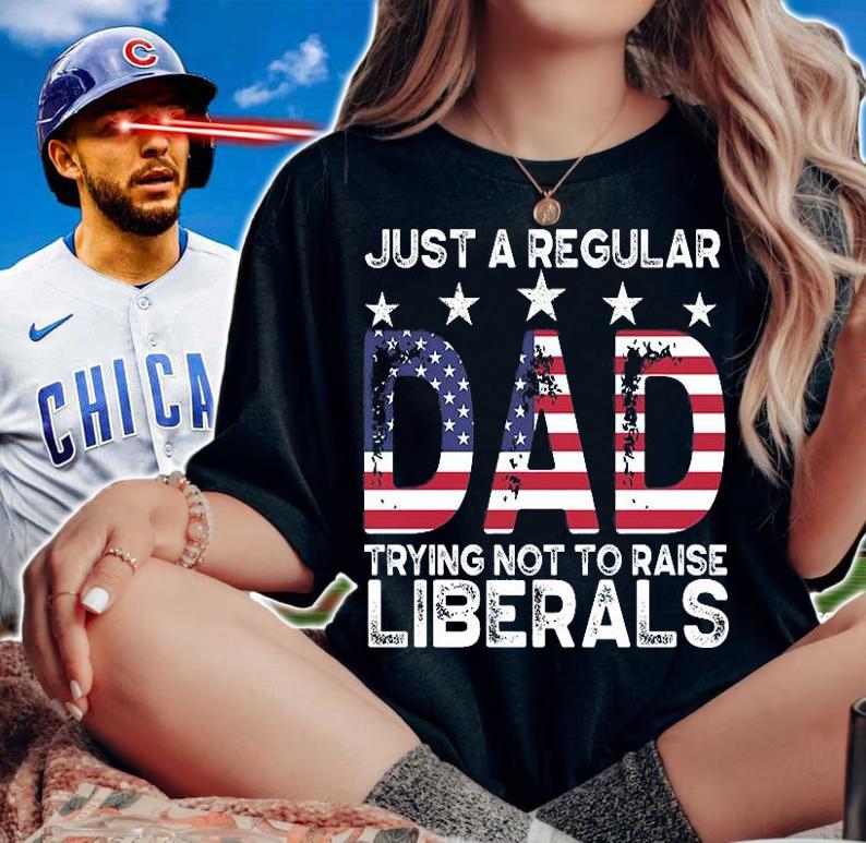 Conservative Dad Shirt Trying Not To Raise Liberals T-Shirt woman shirt