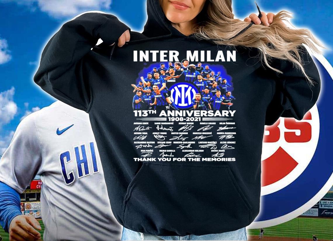 Inter Milan 113th anniversary 1908-2021 signature shirt