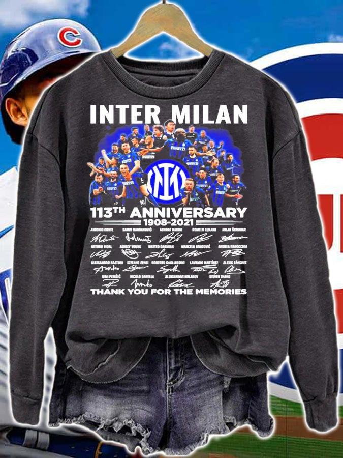 Inter Milan 113th anniversary 1908-2021 signature shirt