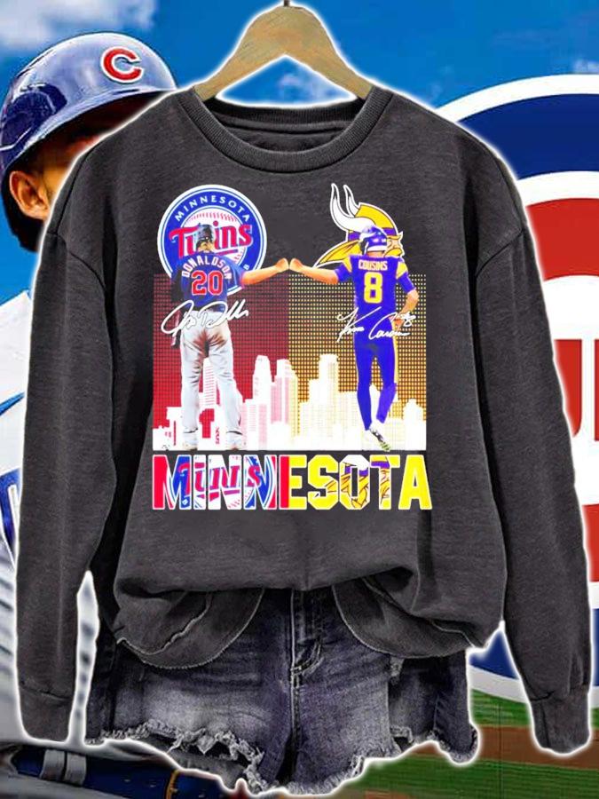 Minnesota Donaldson vs Cousins signatures t-shirt sweatshirt