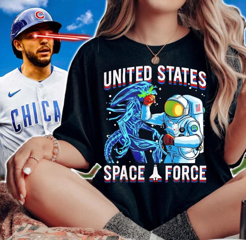 United States space force shirt woman shirt