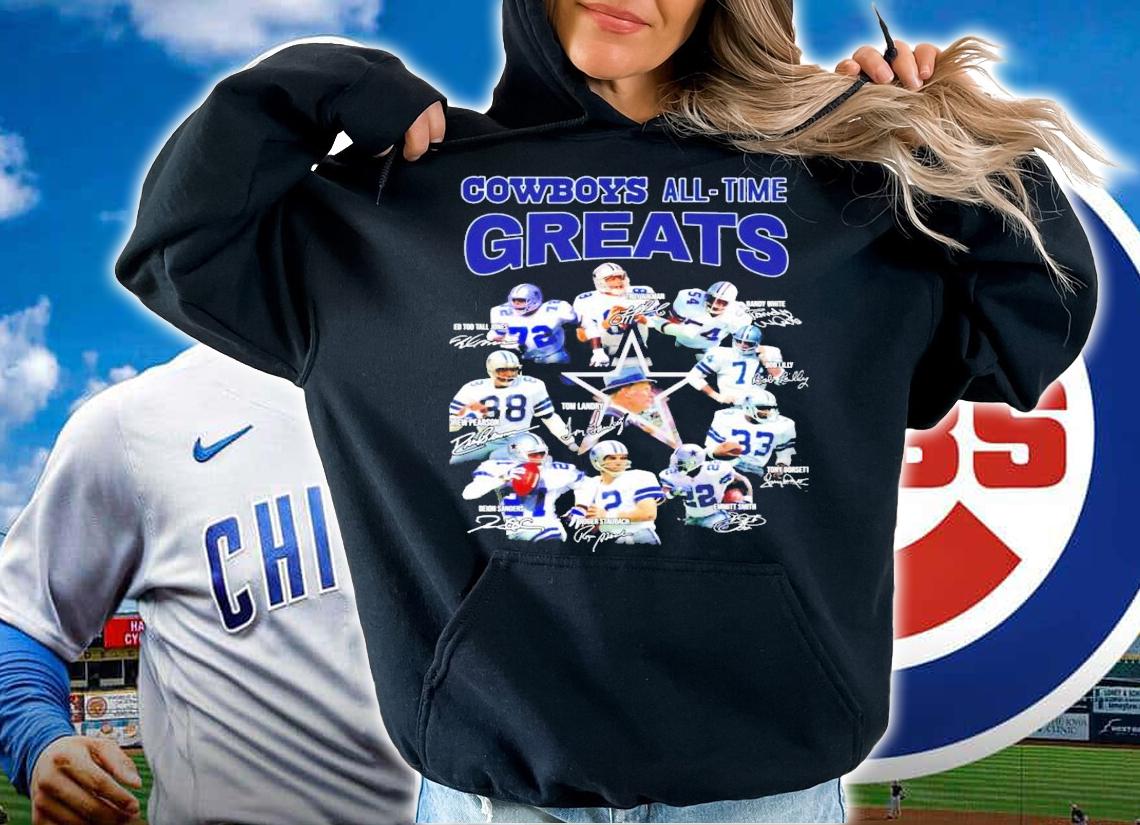 Dallas Cowboys all time Greats all team signatures shirt hoodie