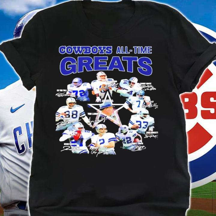 Dallas Cowboys all time Greats all team signatures shirt shirt