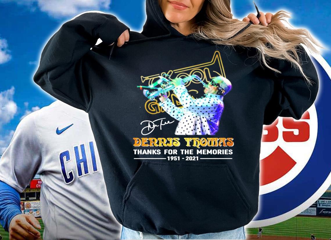 Dennis Thomas Kool and The Gang thanks for the memories 1951-2021 signature shirt