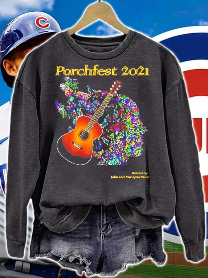 Porchfest 2021 hosted by John and Marilynn Milor shirt