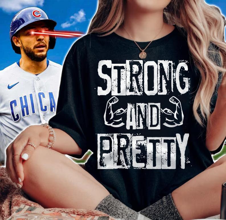 Strong And Pretty Gym Workout Fitness Quote Motivational Shirt woman shirt