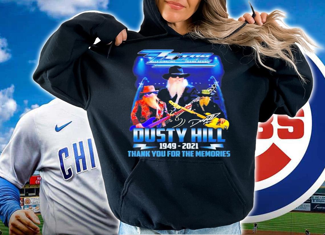 ZZ Top Billy Gibbons Frank Bead Dusty Hill 1949 2021 signatures t-shirt hoodie