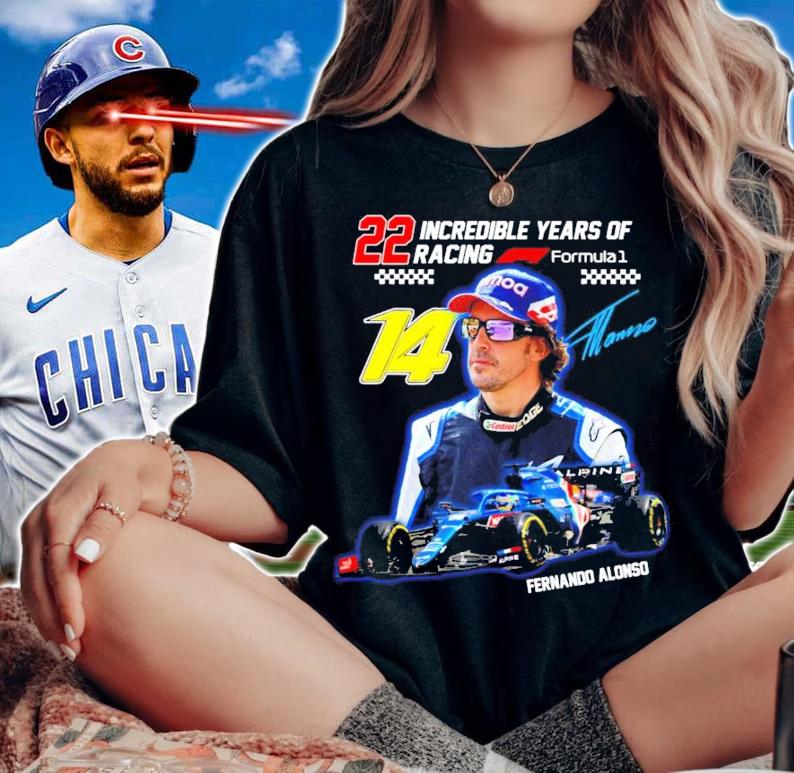 22 incredible years of racing Fernando Alonso signature shirt woman shirt