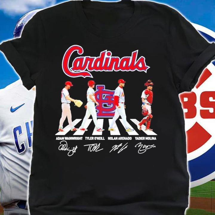 Cardinals LST Abbey Road signatures shirt