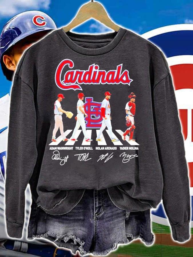 Cardinals LST Abbey Road signatures shirt